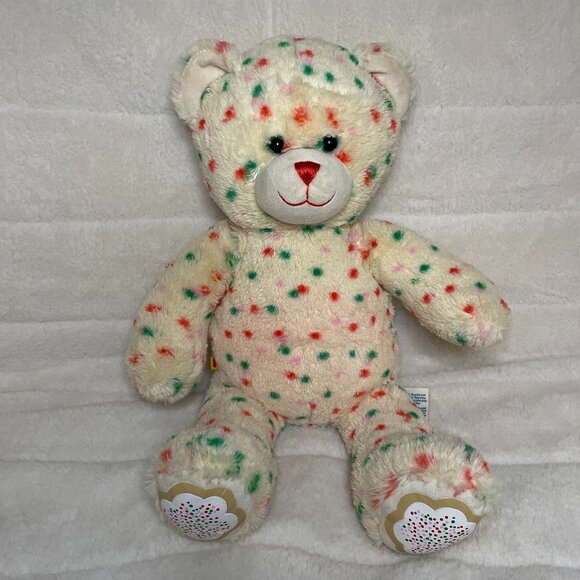 Build-A-Bear Plush Christmas Bear Sugar Cookie Confetti Sprinkles (SKU: 99TO) - Picture 1 of 7